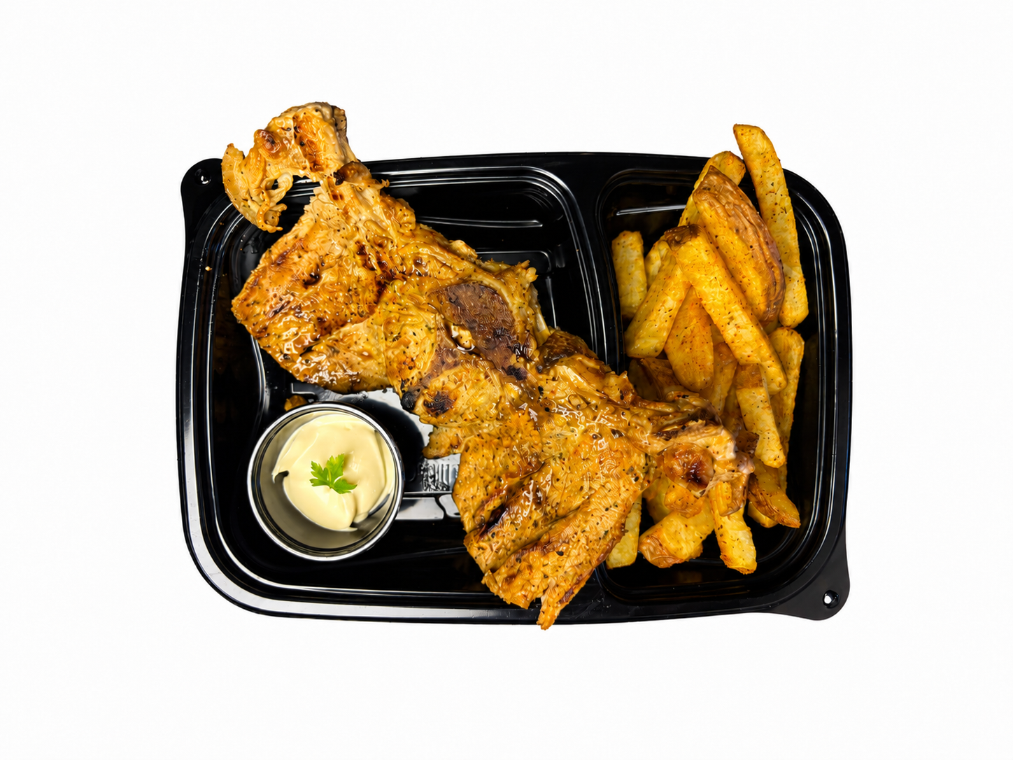 Chuleta de Chancho al Grill + Papas Crocantes  (Grilled Pork Chop + Crispy Potatoes)